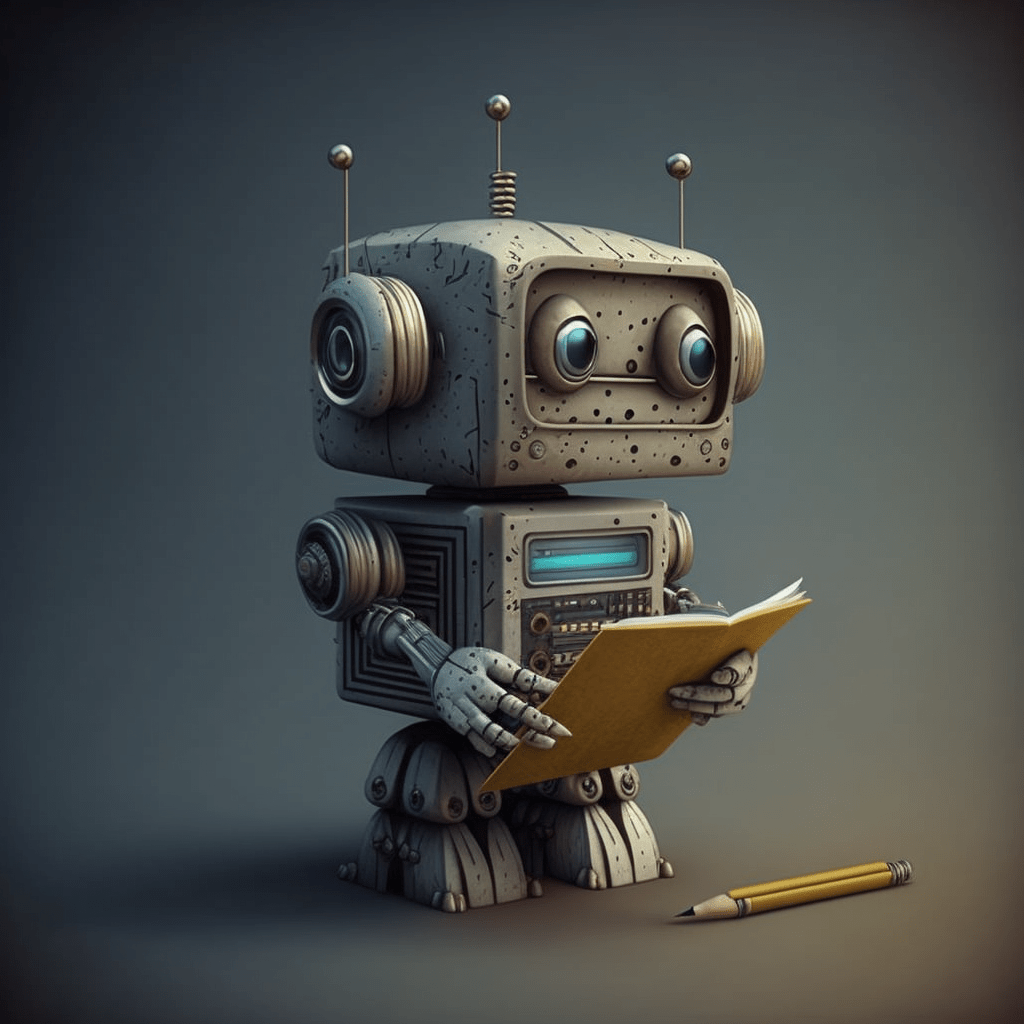 NFTs for Dummies: A robot contemplating royalties